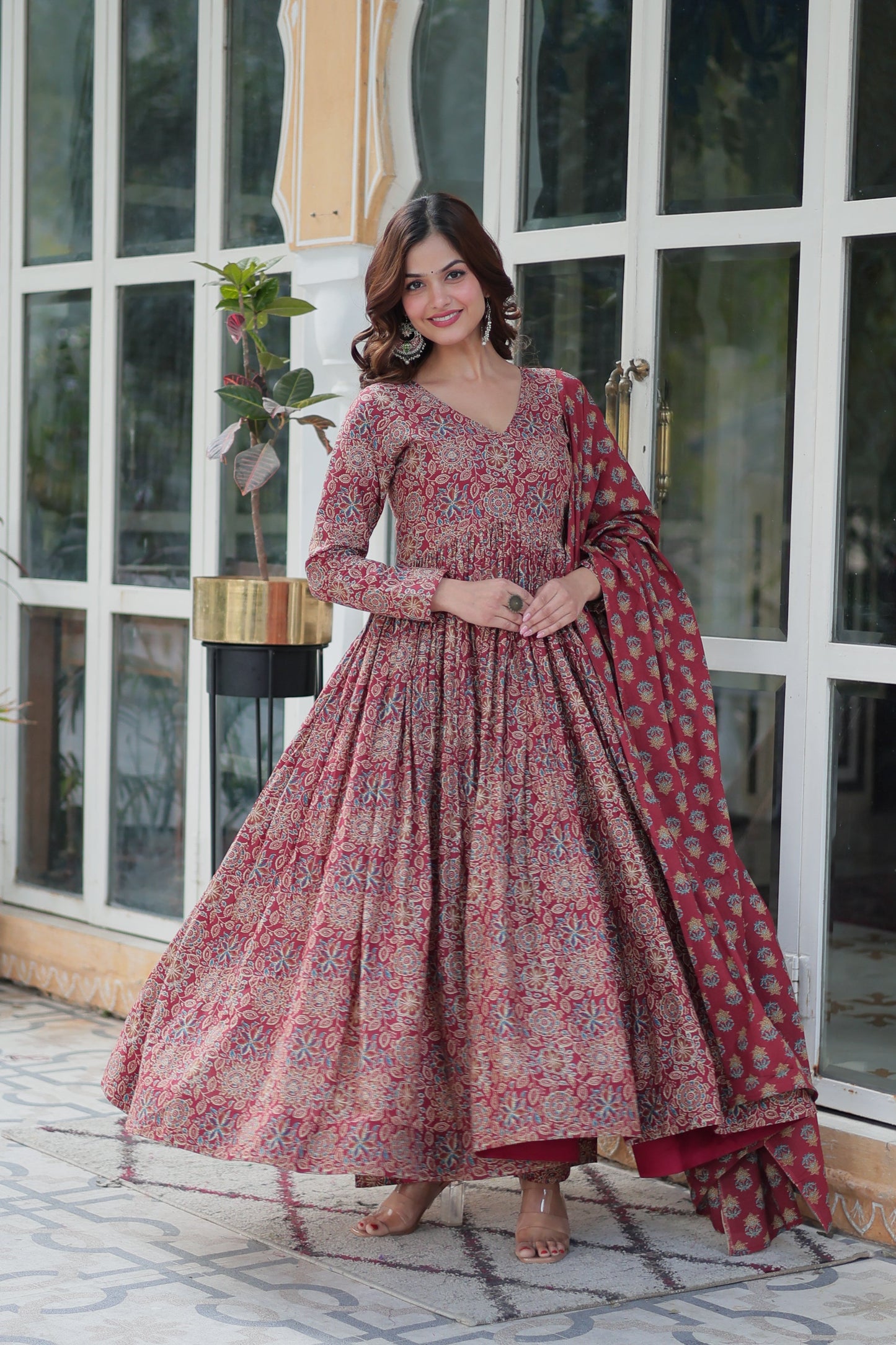 Office Wear Cotton Kurta Set