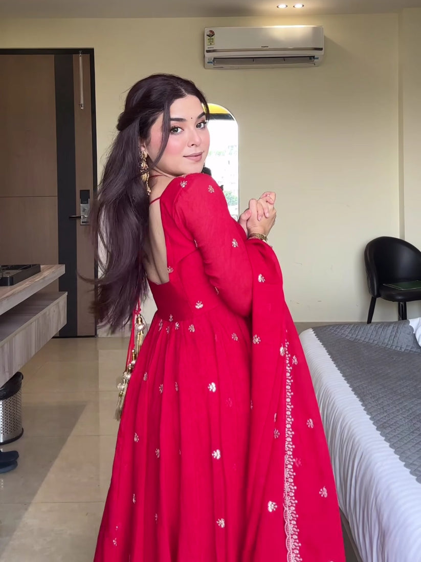 Neha Red Rituals Suit Set