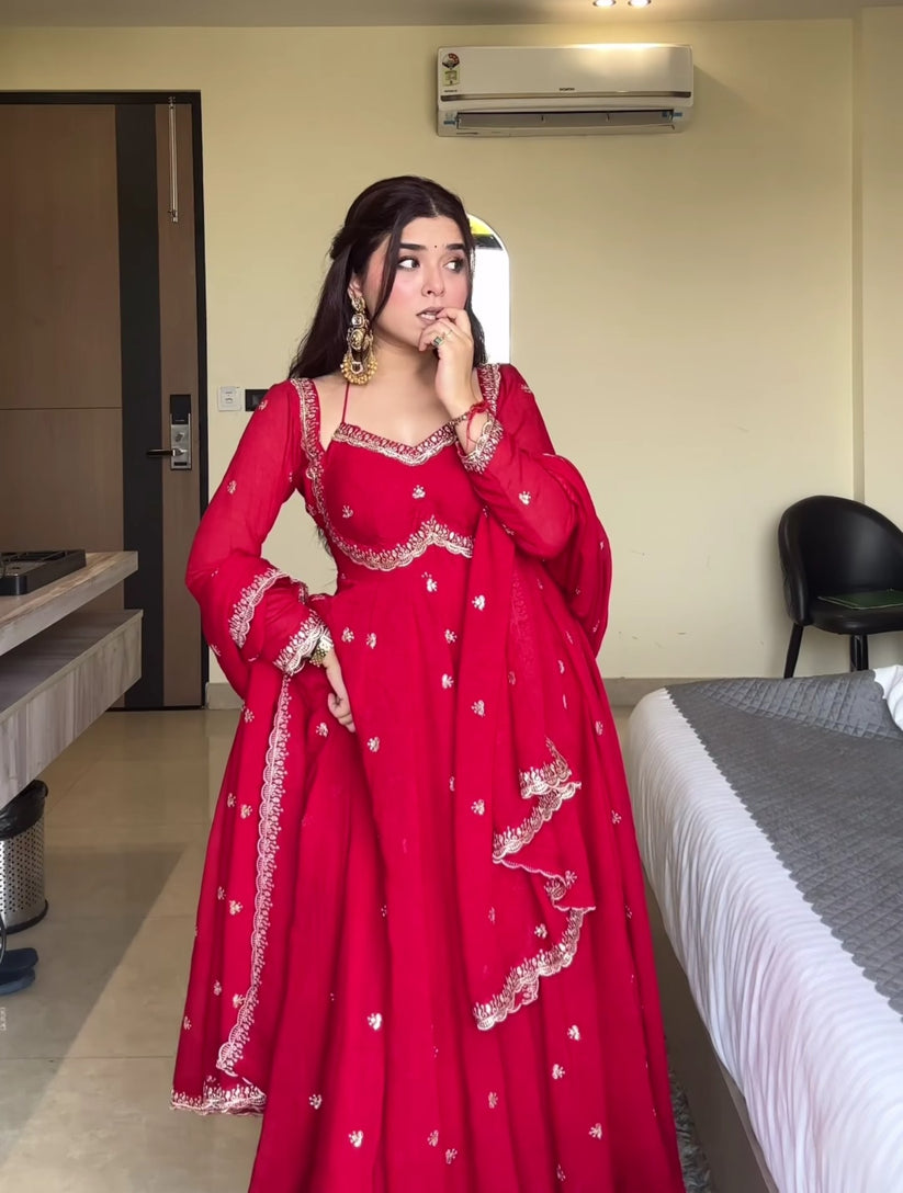 Neha Red Rituals Suit Set