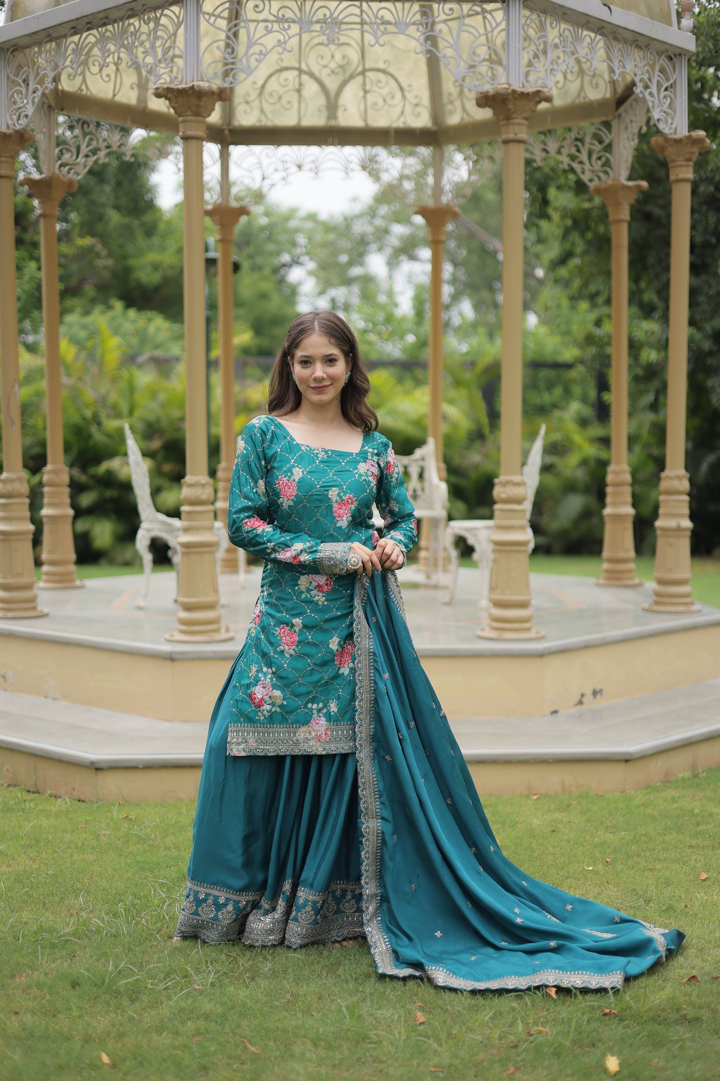 rama sharara suit set
