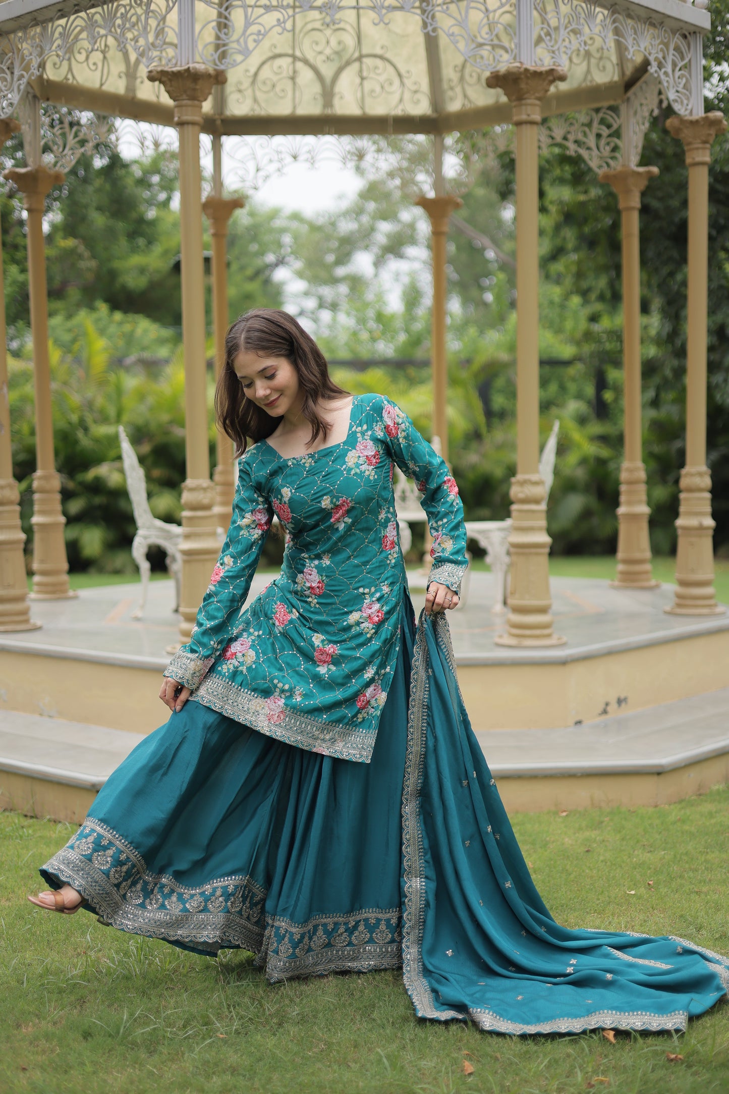 rama sharara suit set