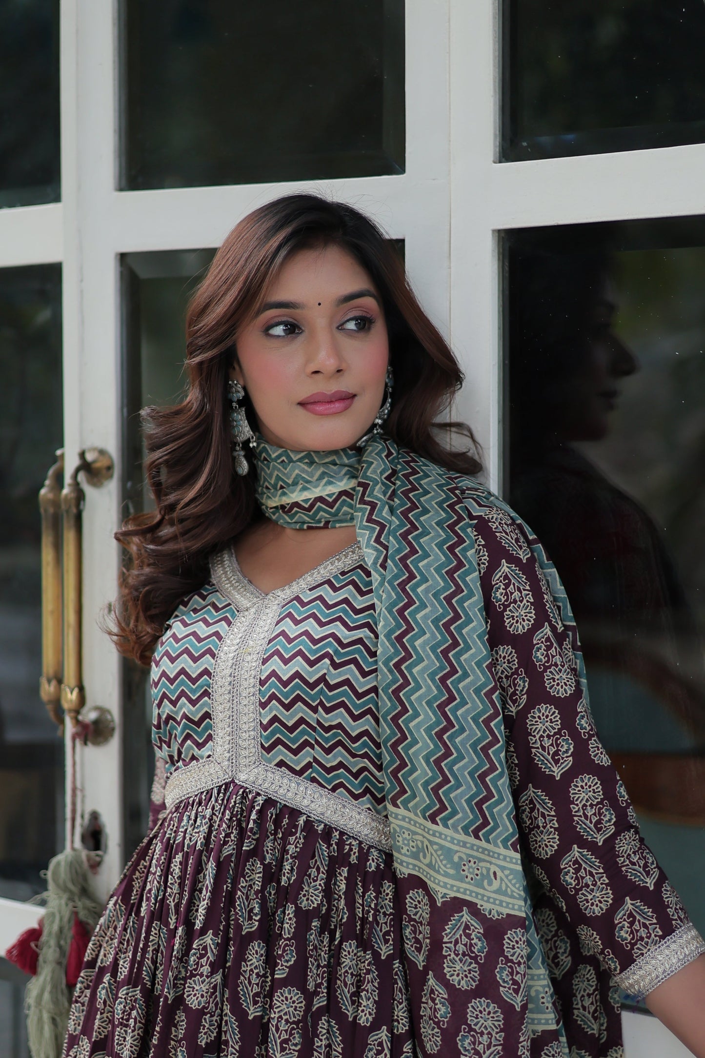 Cotton Printed kurta palazzo set 