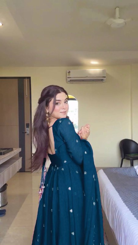 Designer Morpich Traditional Anarkali Gown for Women