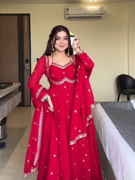 Neha Red Rituals Suit Set