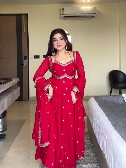 Neha Red Rituals Suit Set