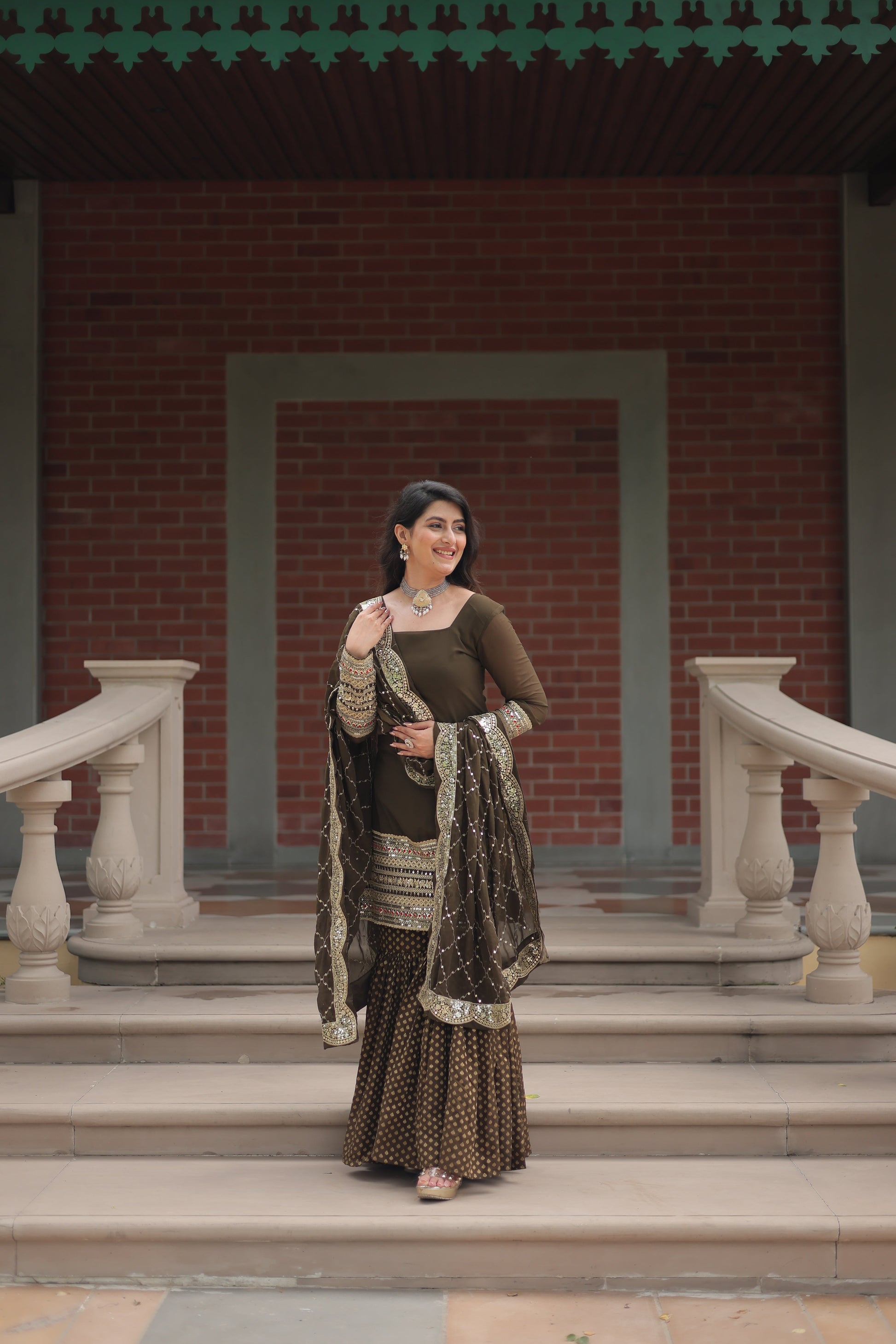 sharara suit set 
