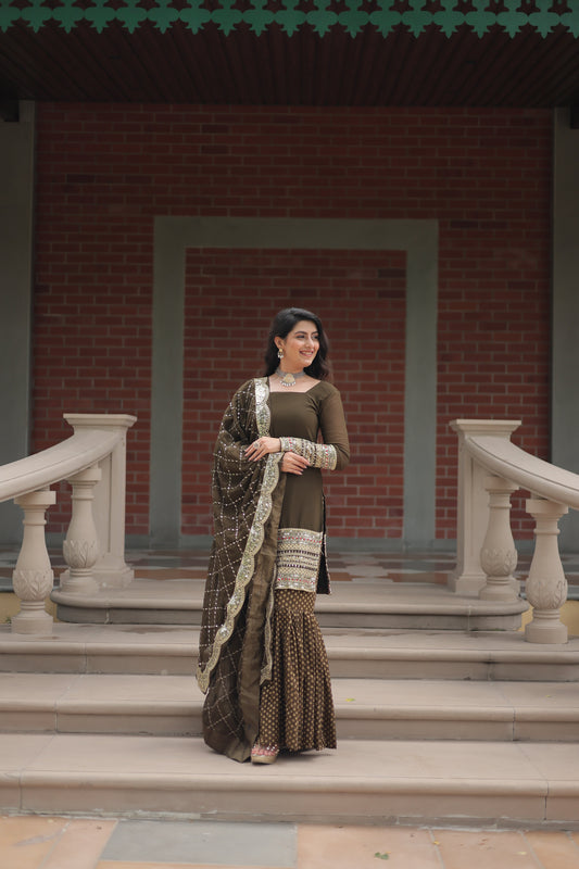 sharara suit set 